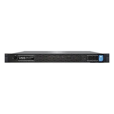 Servidor de administración para VMS / 2 bahías HDD 3.5' / 2 M.2 SSD / 1U Rack / Core i7-9700K / 64GB DDR4 / Dual 1GbE+10GbE / Redundante 2x550W