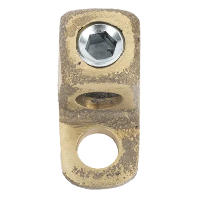 Conector Bornes / Cable 1/0 AWG-250 MCM / Bronce 100% / Baja Resistencia / Sin Soldadura Exotérmica / 0.18x0.16 ft