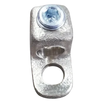 Conector Bornes a Cable / Bronce 100% / Borne 3/8 in / Cable 4-2/0 AWG / Sin Soldadura Exotérmica / 0.66x1.31x0.66 ft