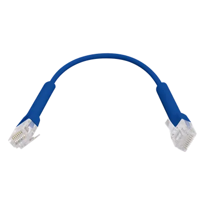 Cable Ethernet Patch / Cat6 / 22 cm (0.72 ft) / Conector RJ45 Flexible / Azul