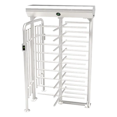 Torniquete de cuerpo completo / Un carril / 25 personas por minuto / Acero inoxidable SUS304 / IP54 / -28°C a 60°C / 4.6 x 4.3 x 7.3 pies