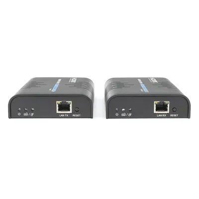 Kit extensor KVM (HDMI y USB) hasta 120 metros / Resolución 1080P @ 60 Hz/ Soporta Cables de red STP y UTP CAT5/5E/6 / HDMI 1.3 / HDCP 1.2 / PCM / Transmite el Video, Mouse, Teclado y Controla tu DVR