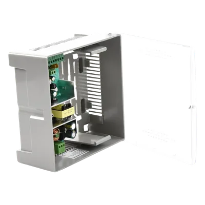 Fuente de Poder con Gabinete / 4 Salidas / 11-15 Vcc / 5 A / Entrada 96-264 Vca / Protección Sobrecorriente y Cortocircuito / LED Estado
