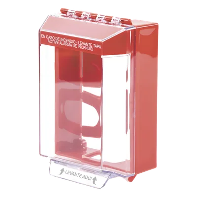 Cubierta de Montaje Superficial / Policarbonato UV / 6.17" x 4.58" x 1.83" / ADA / -40°C a 121°C / Texto Incendio Español