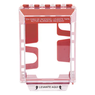 Cubierta de Montaje Superficial / Policarbonato UV / 6.17" x 4.58" x 1.83" / ADA / -40°C a 121°C / Texto Incendio Español