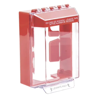 Cubierta de Montaje Superficial / Policarbonato UV / 6.17" x 4.58" x 1.83" / ADA / -40°C a 121°C / Texto Incendio Español