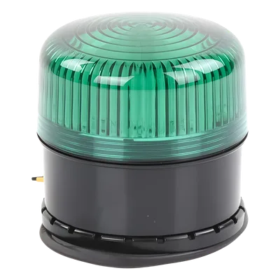 Microcontrolador SELECT-ALERT / Sirena-Estrobo / 32 Tonos / 8 Patrones LED / Policarbonato / IP66 / -40°C a 121°C / 12-24V CD o 9V CD / Rojo