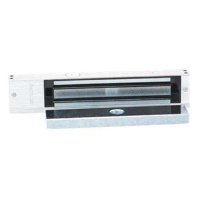 Chapa Magnética Electromagnética / 617 lbs (280 kg) / 12 VDC / LED de Estado / Anti-residual / Interior