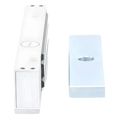 Chapa Magnética Electromagnética / 617 lbs (280 kg) / 12 VDC / LED de Estado / Anti-residual / Interior
