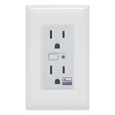 Tomacorriente Inteligente Z-Wave / 120 VCA 60 Hz / Carga 1800W Resistiva / Alcance 20.5 m (67.3 ft) / Empotrable Interior