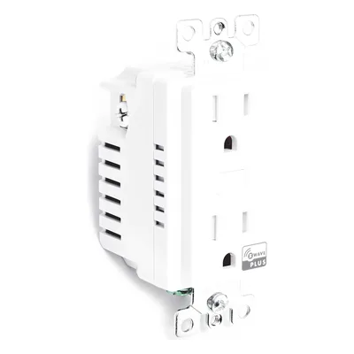 Tomacorriente Inteligente Z-Wave / 120 VCA 60 Hz / Carga 1800W Resistiva / Alcance 20.5 m (67.3 ft) / Empotrable Interior