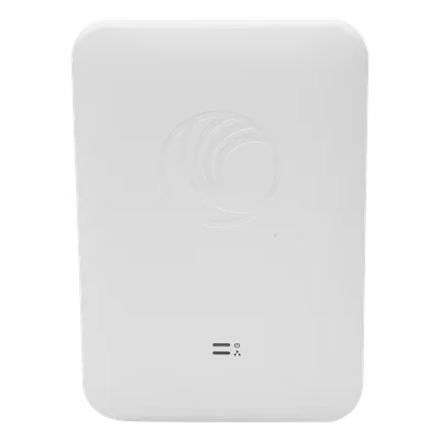Access Point WiFi cnPilot e500 para exterior, IP67 grado industrial, Filtros para coexistencia con redes LTE, doble banda, antena omidireccional y puerto PoE secundario