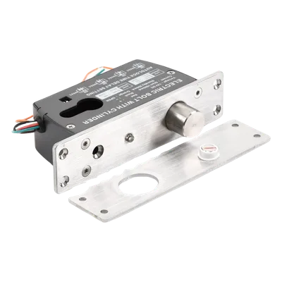 Cerradura de Perno Eléctrica / 2000 kg de Fuerza de Sujeción / Fail Safe 12 VCC / Temporizador 0-9 s / Sensor de Puerta NO/NC/COM / 500000 Ciclos