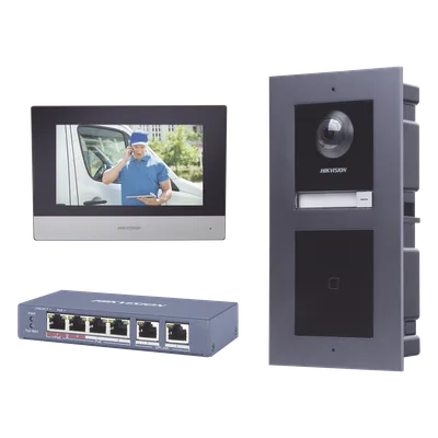 Videoportero IP / 2 Megapixel / 7 Frentes de Calle / 2 Salidas Relé / IR Oculto 3 m (9.8 ft) / PoE 802.3af / IP65