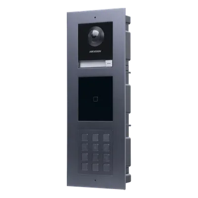 Videoportero IP Multiapartamento / 2 Megapixel / 7 Frentes de Calle / IP65 / PoE / Teclado y Lector EM / -40°C a 60°C (-40°F a 140°F)