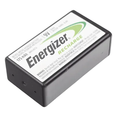 Batería Recargable Ni-MH / 9V / 175 mAh / 8.4V Nominal / Compacta