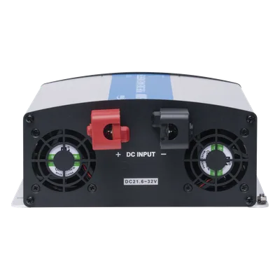 Inversor de Onda Senoidal Pura / 1200 W Nominal / 1500 W Pico / Entrada 24 VCC / Salida 120 VCA / 9.3 x 9.1 x 3.9 in