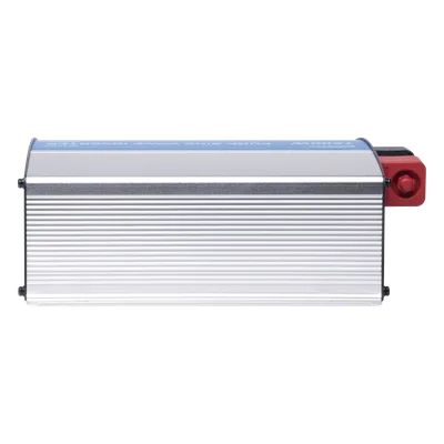 Inversor de Onda Senoidal Pura / 1200 W Nominal / 1500 W Pico / Entrada 24 VCC / Salida 120 VCA / 9.3 x 9.1 x 3.9 in