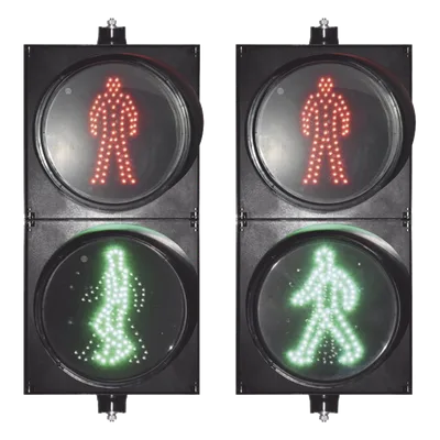 Semáforo Peatonal LED / Diámetro 20 cm / Iluminación RGB / IP65 / 5000 cd/m² / 85-265 VAC