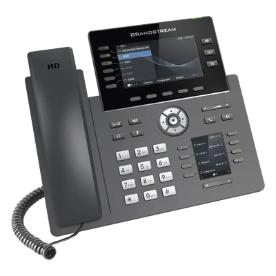 Teléfono IP / 6 Líneas SIP / Wi-Fi 5 Dual Band / Bluetooth 5.0 / Pantalla 4.3" / 48 Teclas MPK / PoE / Audio HD Opus