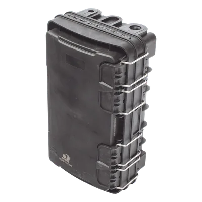 Caja de Distribución de Fibra Óptica / 24 Empalmes / 8 Puertos SC/APC / IP65 / Exterior / PP Resistente UV y Fuego