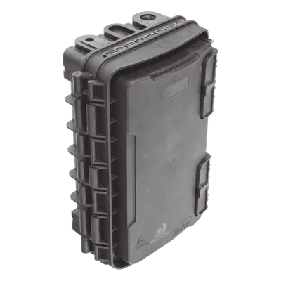 Caja de Distribución de Fibra Óptica / 24 Empalmes / 8 Puertos SC/APC / IP65 / Exterior / PP Resistente UV y Fuego