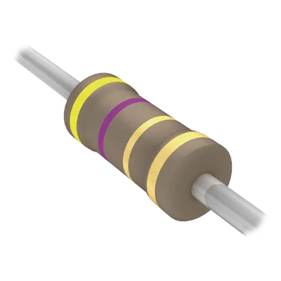 Resistencia Axial / Película de Carbón / 4.7 Ohm / 1/4W / 5% / -55°C a +155°C
