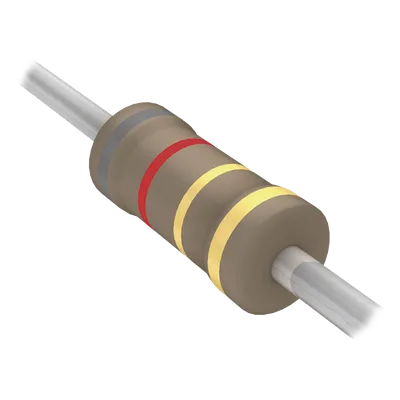 Resistencia Axial / Película de Carbón / 8.2 Ω / 1/4 W / 5% / 250 V / -55°C a +155°C