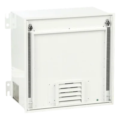 Gabinete de Techo Plenum / 2 UR Equipo Activo / 6 UR Parcheo / Acero / Blanco