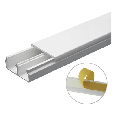 Canaleta PVC / 35 x 17 mm / 6 ft (1.83 m) / Autoextinguible / Resistente UV / NOM-001-SEDE-2005