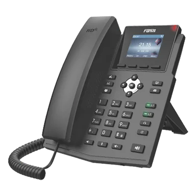 Teléfono IP / 4 Líneas SIP / Pantalla LCD Color 2.4 pulgadas / Audio HD G.722 y Opus / Conferencia 3 Vías / PoE 802.3af / OpenVPN / Soporte EHS