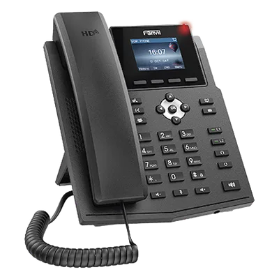 Teléfono IP / 4 Líneas SIP / Pantalla LCD Color 2.4 pulgadas / Audio HD G.722 y Opus / Conferencia 3 Vías / PoE 802.3af / OpenVPN / Soporte EHS
