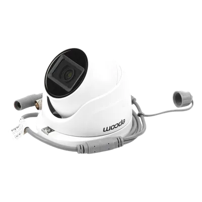 Turret TURBOHD / 5 MP / Lente 2.8 mm / 85° FOV / IR EXIR 30 m / IP67 / Metal / 4 en 1 / dWDR