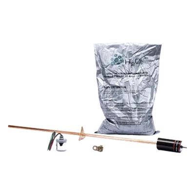 Kit de Protección a Tierra DC / Supresor de Picos 5 ns / Sistemas Fotovoltaicos Aislados / Varistor Óxido de Silicio / Instalación en Controlador o Térmica