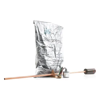 Kit de Protección a Tierra DC / Supresor de Picos 5 ns / Sistemas Fotovoltaicos Aislados / Varistor Óxido de Silicio / Instalación en Controlador o Térmica