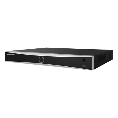 NVR 12 Megapixel (4K) / Reconocimiento Facial / 16 Canales IP / Base de Datos / Hasta 100,000 Fotografías / 16 Puertos PoE+ / 2 Bahías de Disco Duro / Switch PoE 300 mts / Bases de Datos / HDMI en 4K