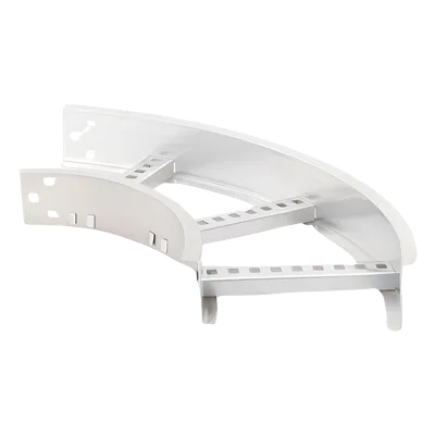 Curva Horizontal de 90° / Perfil Z / Ancho 9" / Peralte 3 1/4" / Radio 8" / Aluminio / Interior y Exterior