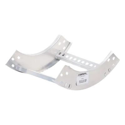 Curva Vertical de 90° / Perfil Z de Aluminio / Peralte 3 1/4" / Ancho 12" / Radio 8" / Interior y Exterior