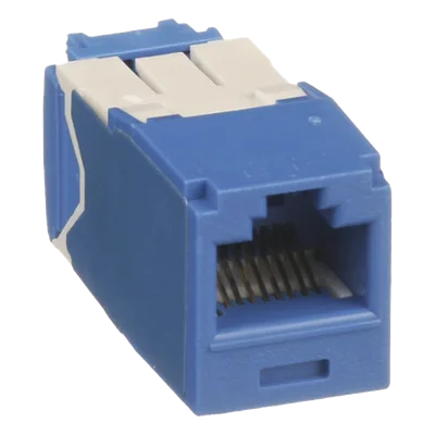 Conector Jack RJ45 / Cat 6A / Mini-Com TG / Sin Herramienta Impacto / 10GBase-T / 150m (492 pies) / Azul