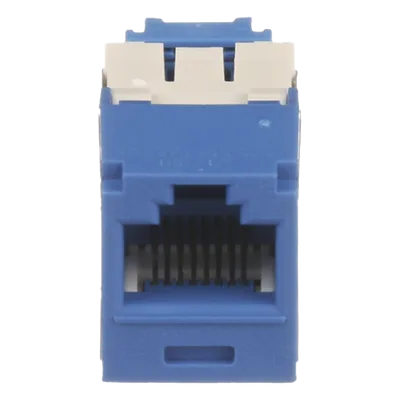 Conector Jack RJ45 / Cat 6A / Mini-Com TG / Sin Herramienta Impacto / 10GBase-T / 150m (492 pies) / Azul