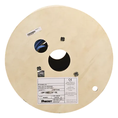 Bobina de Cable Blindado F/UTP / Cat6A / 23 AWG / 10GBase-T / LSZH / 305 m (1000 pies)