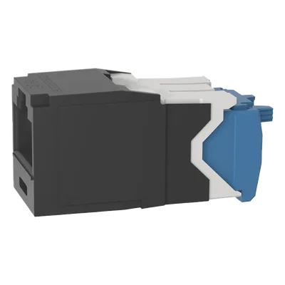 Jack RJ45 / Cat 6A / UTP / 8P8C / Tool-Free / 22-26 AWG / -10°C a 65°C / Negro