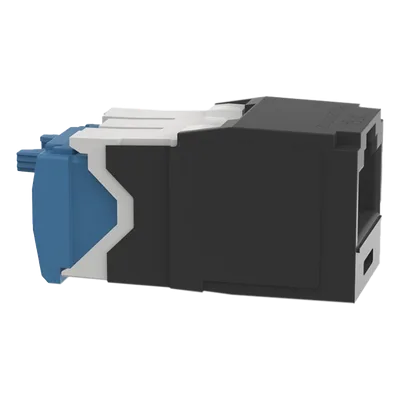 Jack RJ45 / Cat 6A / UTP / 8P8C / Tool-Free / 22-26 AWG / -10°C a 65°C / Negro