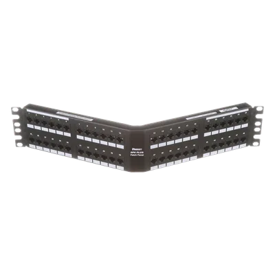 Panel de Parcheo / Cat 6 / 48 Puertos / 2UR / Angulado / 110 IDC / PoE 100W