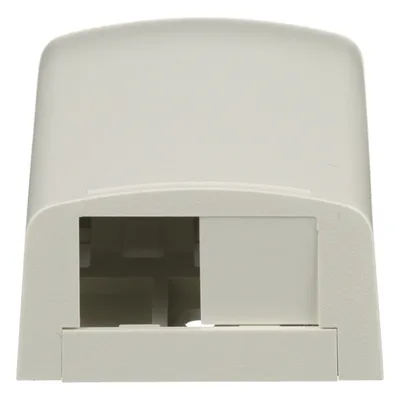 Caja de Montaje en Superficie / 2 Módulos Mini-Com / ABS / 49.5 x 27 x 92.7 mm / Blanco Mate