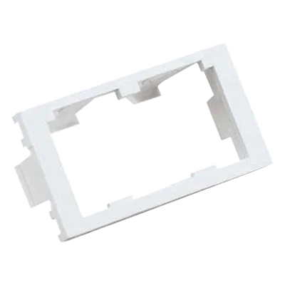 Inserto Plano de 1/3, Espacio para Dos Módulos Mini-Com®, Color Blanco Mate