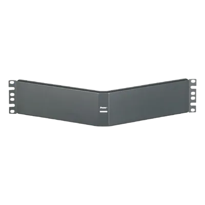 Panel de Relleno para Rack / 19 pulgadas / 2U / Diseño Angulado / Acero 16 Gauge / 482.6 x 88.1 mm