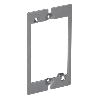 Adaptador de Placa de Pared / Una Salida / CRS Zincado / 2.38' x 4.19' x 0.32' / 7.8' x 4.2' x 0.32'