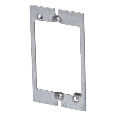 Adaptador de Placa de Pared / Una Salida / CRS Zincado / 2.38' x 4.19' x 0.32' / 7.8' x 4.2' x 0.32'