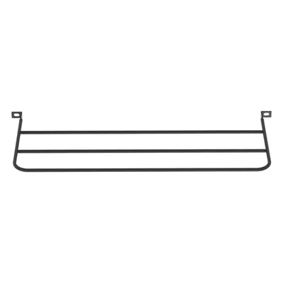 Barra de Alivio de Tensión / Extensión 7 Pulgadas (0.18 m / 0.58 ft) / Rack 19" y 23" / Metal / Negro